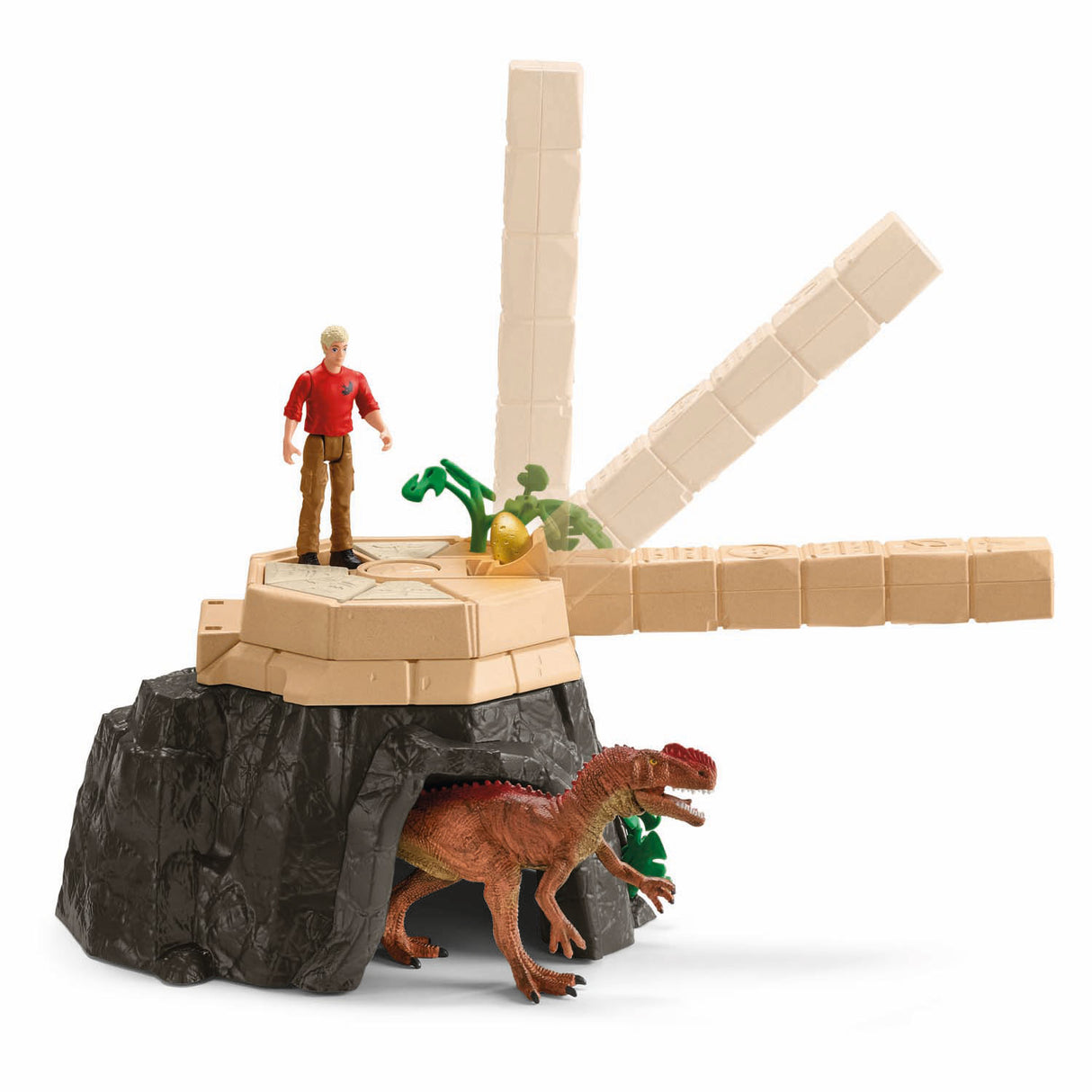 Conquista del tempio di Schleich Dinosaur 42656