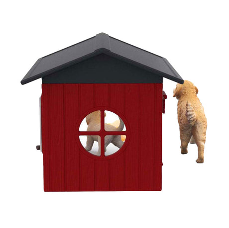 Niche pour chien du monde agricole Schleich avec golden retrievers 42722