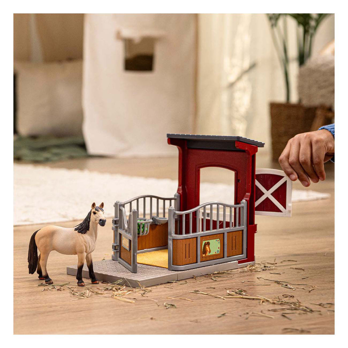 Schleich horse club ponybox met mustangmerrie 42724