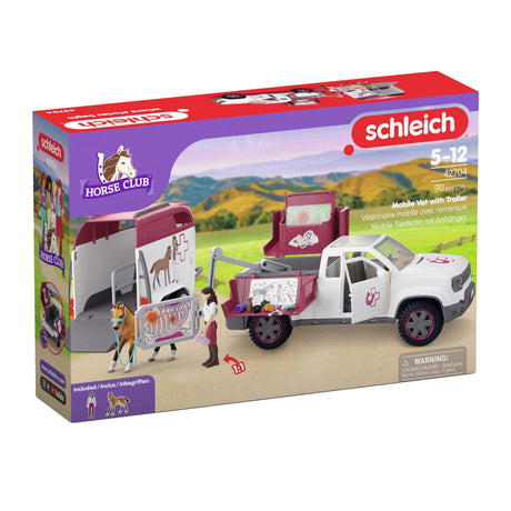 Schleich 42704 vétérinaire mobile avec remorque