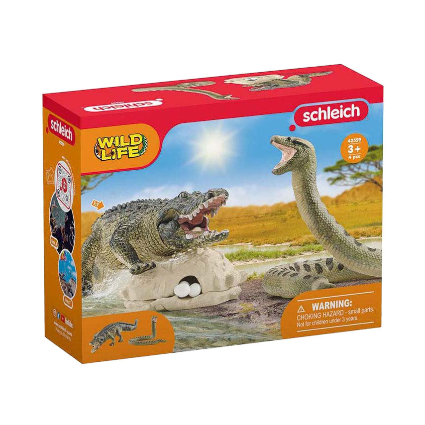 Schleich danger de la vie sauvage dans le marais 42559