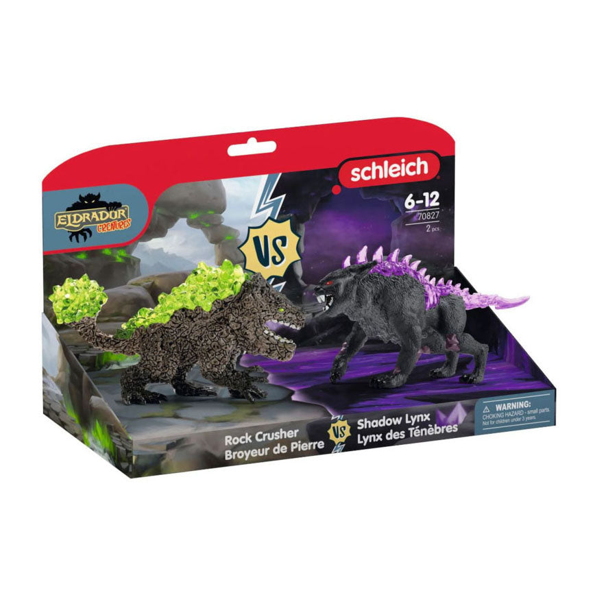 Schleich eldrador créatures ombre lynx contre rockbreaker -70827