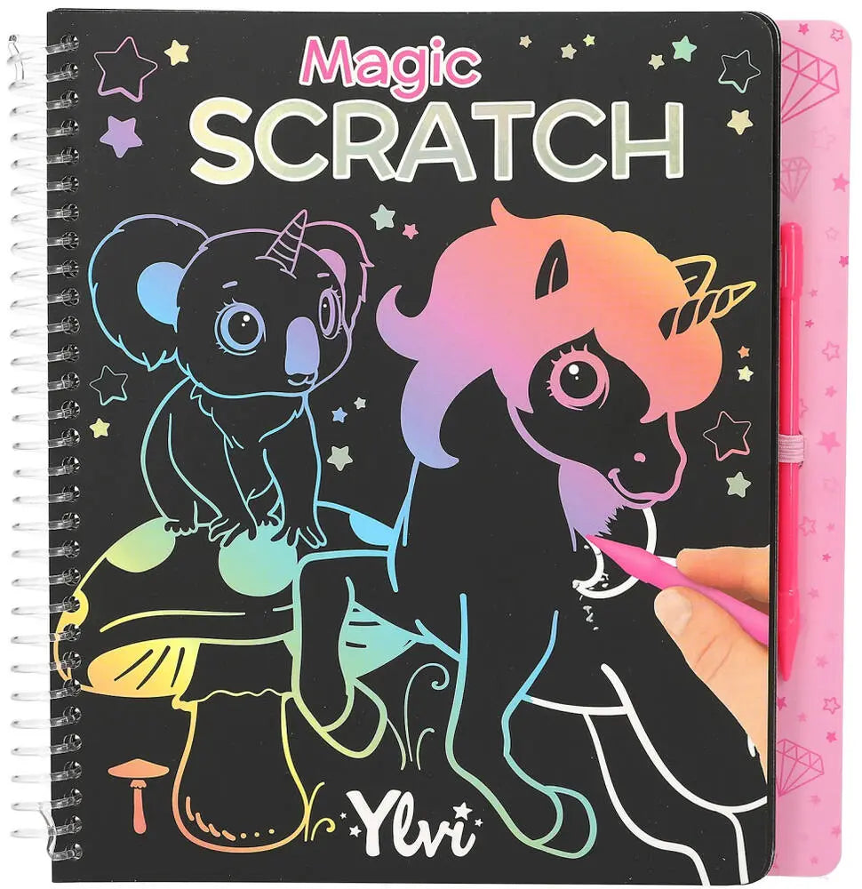 Depesche - Livre de coloriage à gratter magique Ylvi