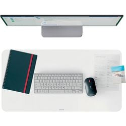 Leitz grand sous-main 70x36 cm - antidérapant et imperméable - sous-main - pour clavier souris - transparent