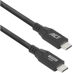 Câble USB-C act USB-C mâle USB-C mâle 2 m noir