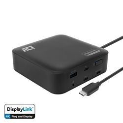 Station d'accueil USB-C de connectivité Act ac7150 (noir)