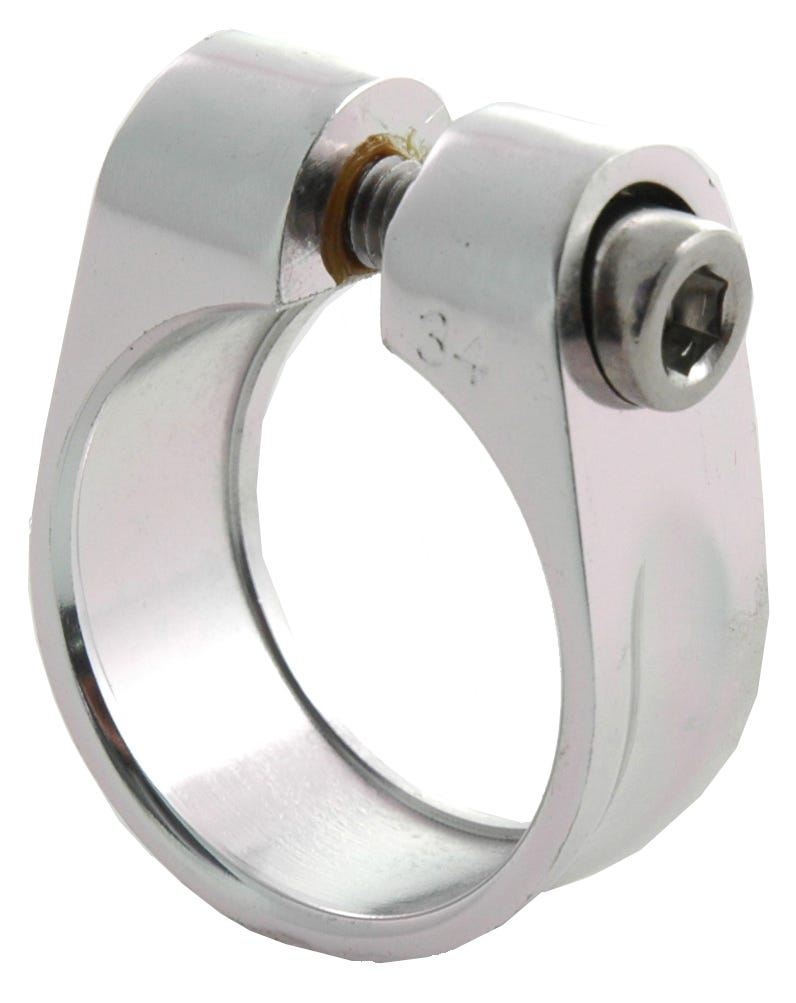 Pince de stylo de siège ALU 31,8 mm d'argent (32)
