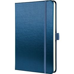 Carnet Sigel a5 - conceptum - bleu métallisé - line - couverture rigide - si-co403