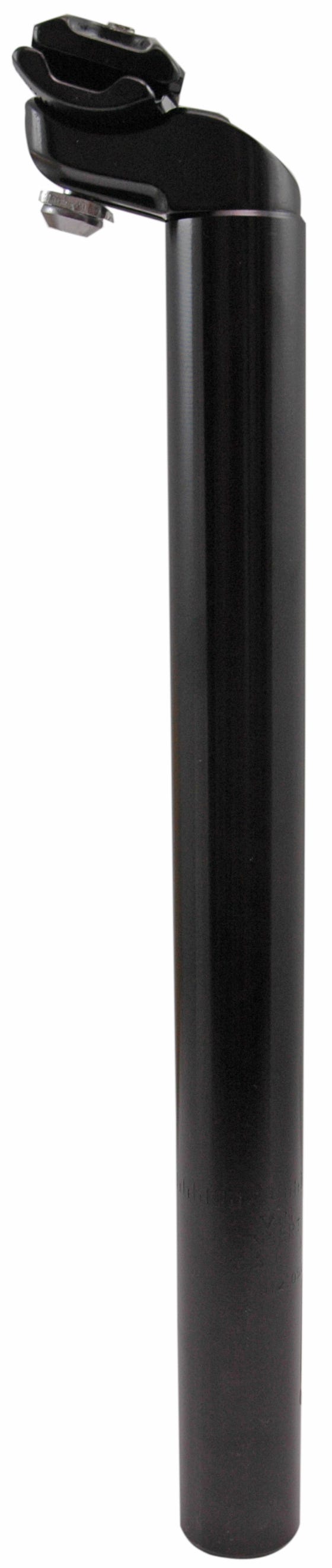 Poste de siège fixé 31,6 x 350 mm en aluminium noir