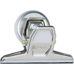 Pince à papier Maul pro - argent - métal - 3 pièces - 5,5 x 7,5 x 5 cm -