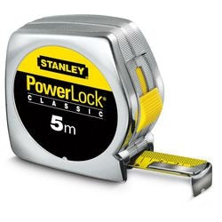 Mètre ruban Stanley powerlock 5m - 19mm