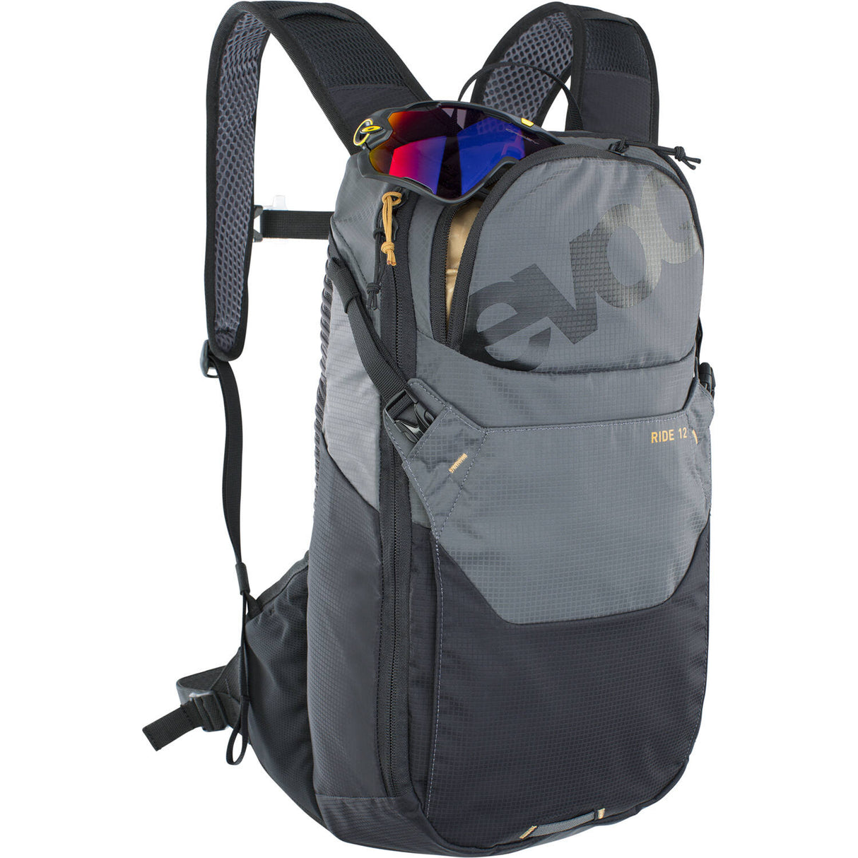 Evoc - ride 12 + vessie 2l carbone gris noir one