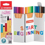Feutres fins Stabilo point 88 zigzag - 18 pcs.