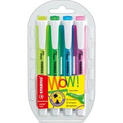 Stabilo swing cool - surligneur - lot de 4 pièces