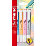 Stabilo swing cool - surligneur - lot de 4 pièces