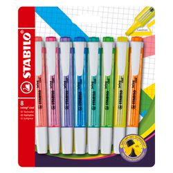 Stabilo swing cool - surligneur - lot de 8 pièces