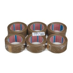 Ruban d'emballage tesa brown pet (polyéthylène téréphtalate)