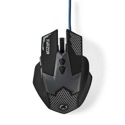 Souris de jeu Nedis GMWD200BK noire