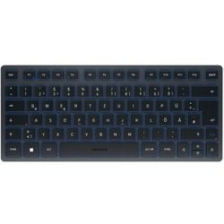 Clavier sans fil cerise mini qwertz jk-7100de-22 bleu
