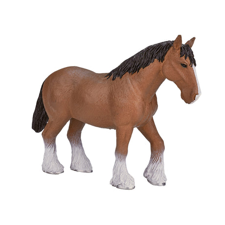 Mojo Horse World Cheval Clydesdale marron - 387070