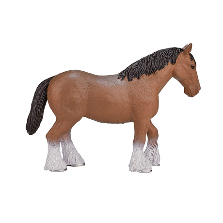Mojo Horse World Cheval Clydesdale marron - 387070