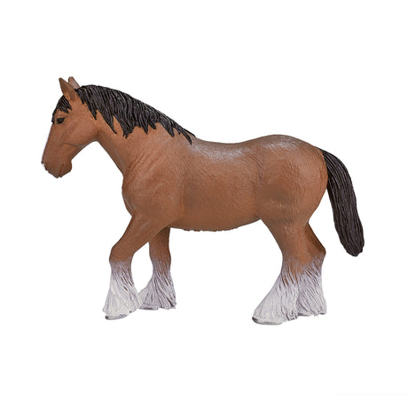Mojo Horse World Cheval Clydesdale marron - 387070