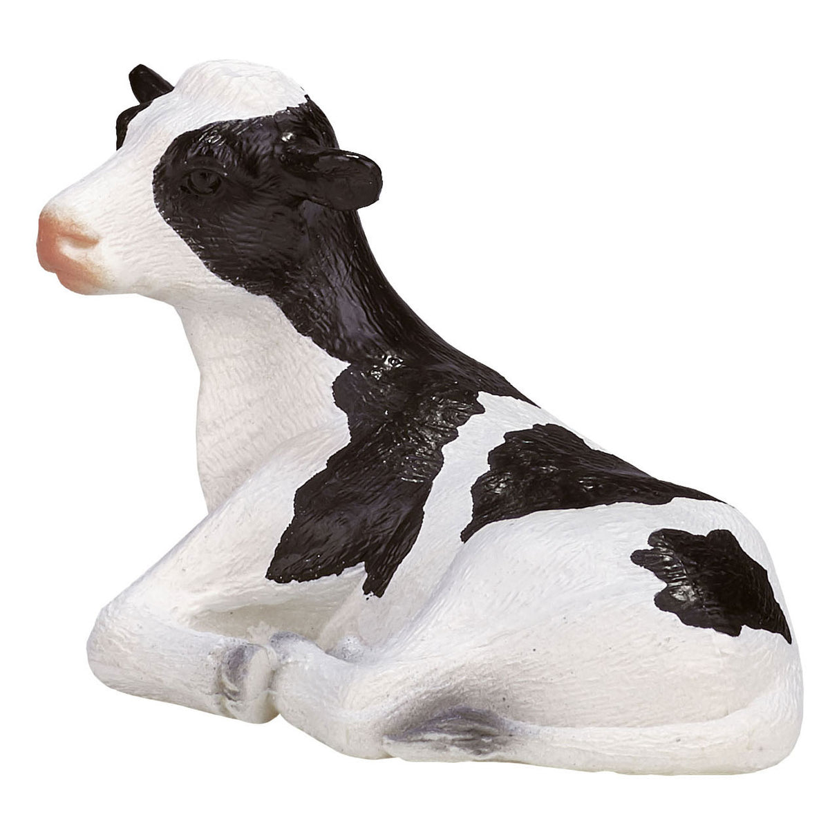 Veau holstein des terres agricoles Mojo couché - 387082