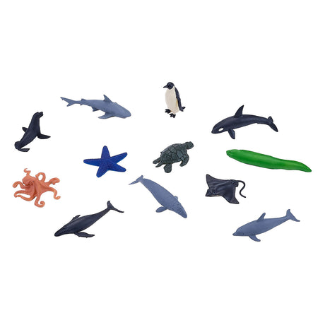 Mojo Seallife Mini Sea Animals Play Play Set, 12dlg. - 380056