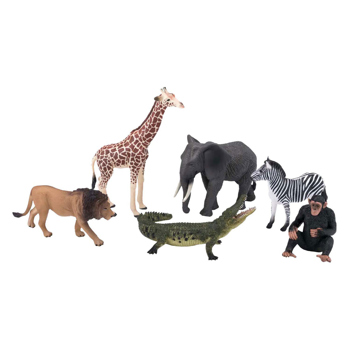 Ensemble de jeu de safari d'animaux sauvages Mojo Wildlife, 6 pièces. - 380026