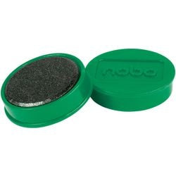 Aimants magnétiques pour tableau blanc Nobo - pack de 10 - aimants 32 mm - vert