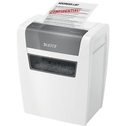 Destructeur de papier Leitz iq home - déchiquetage p4 - jusqu'à 6 feuilles - 15l - blanc