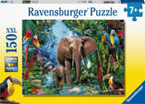 Ravensburger - Éléphants dans la jungle 150 pièces xxl