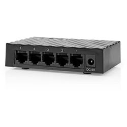 Switch de bureau Nedis NSWH5P110BK noir