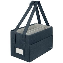 Sac de rangement compact pour hot desking en tissu Leitz - gris velours