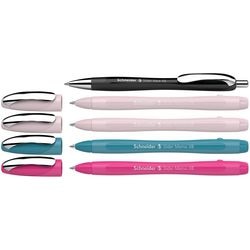 Schneider writing instruments stylo à bille schneider - slider memo - boîte de 4 + 1 slider rave offert - s-150255
