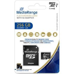 Carte micro SDXC Media Range MR946 256 Go noir