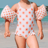 Amour floral | bandes de natation multicolores 0-2 ans