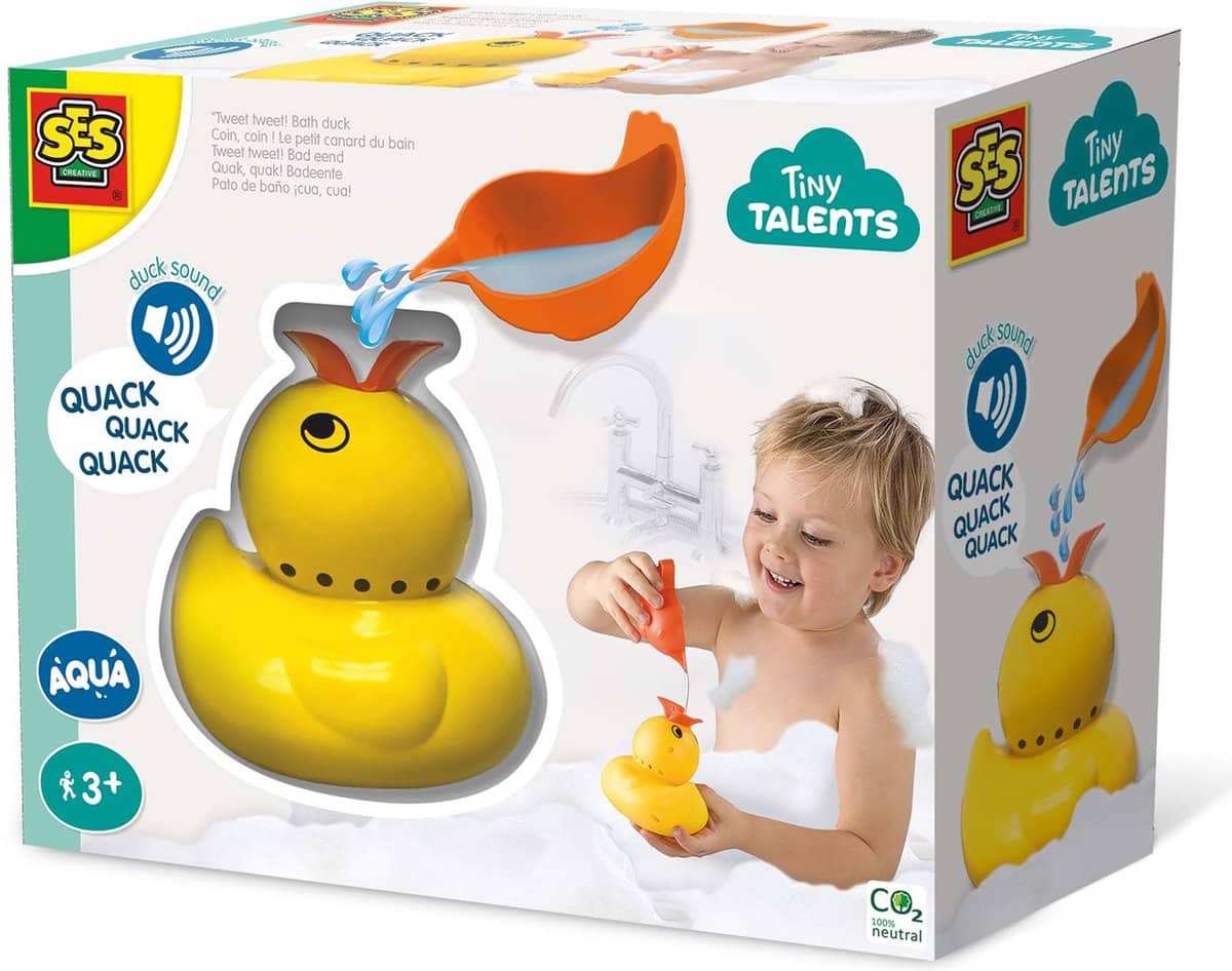 Ses tiny talents tweet tweet canard de bain jouet de bain avec cuillère