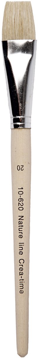 Brosses en bois de la société Creativ - non. 20, manche court, 12 pcs.