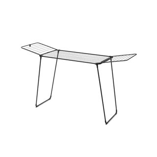 Étendoir Brabantia Hangon Too - 22 m - étendoir à linge pliable - extra haut - noir mat