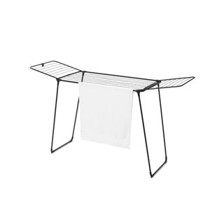 Étendoir Brabantia Hangon Too - 22 m - étendoir à linge pliable - extra haut - noir mat