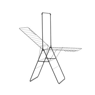 Brabantia hangon étendoir 25m avec tige en acier noir