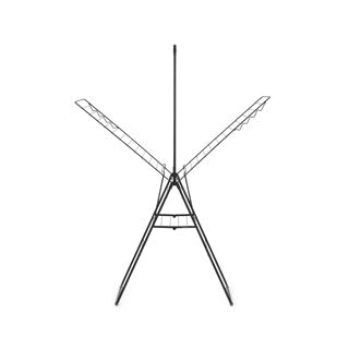 Brabantia hangon étendoir 25m avec tige en acier noir