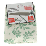 Housse de repassage maison quotidienne stretch xl 135x47 cm vert blanc