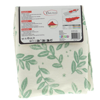 Housse de repassage maison quotidienne stretch xl 135x47 cm vert blanc