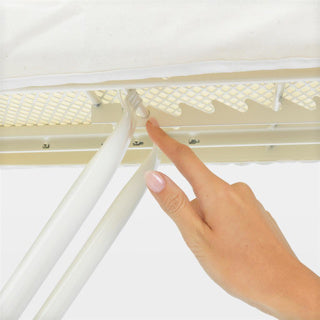 Brabantia planche à repasser l 124x38 cm écru