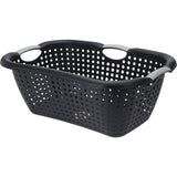 No brand panier à linge 26l noir