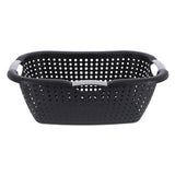 No brand panier à linge 26l noir