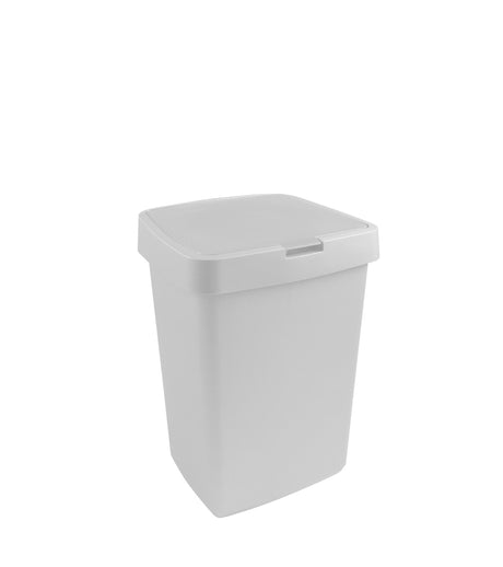 Poubelle Sunware Delta avec valve 25l blanc