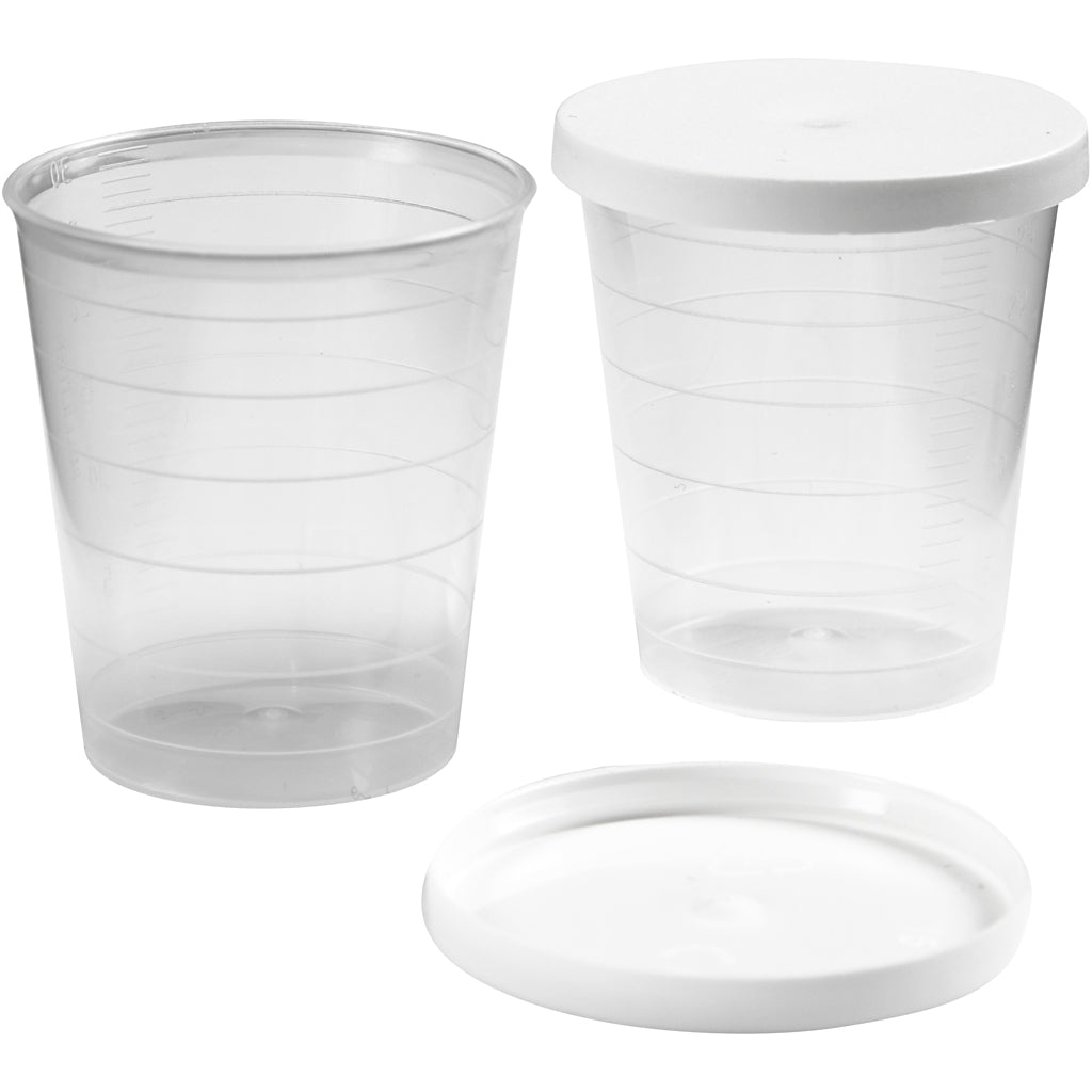 Gobelet avec couvercle, 30 ml, 75 pièces 1 boîte